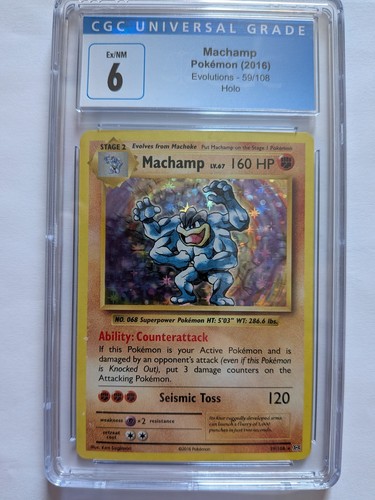 Machamp graded CGC 6 for sale on eBay
