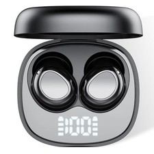 Sleep Ear Buds, 2025 True Wireless Earbuds, Ultra-Mini Bluetooth 5.4 Black