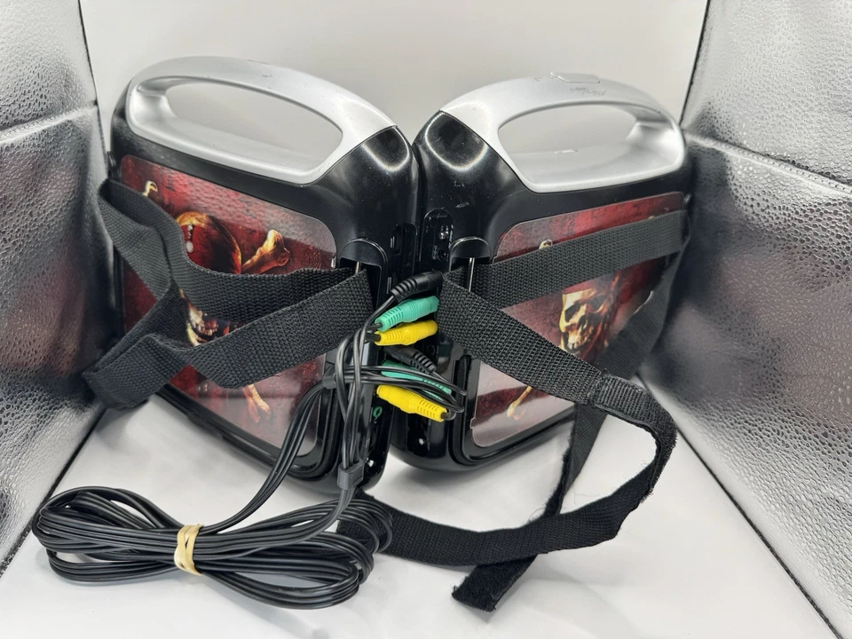 Disney Dual Screen Portable DVD Player - Pirates Of The Caribbean D7500PDD Works - Image 2 of 4