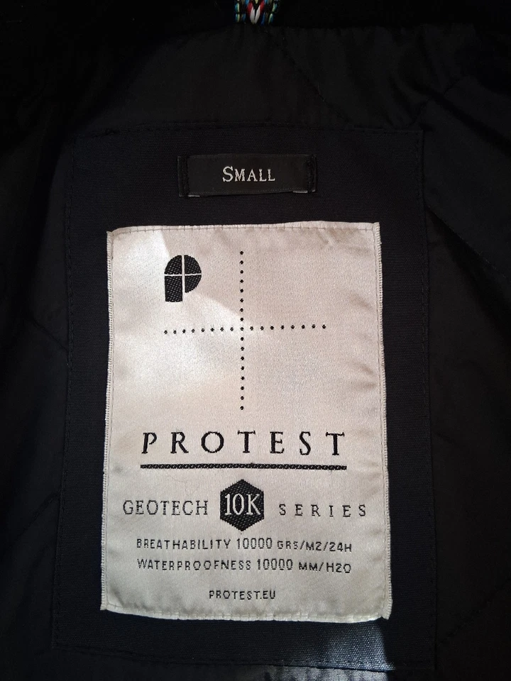 Protest Winter - Ski Jacke schwarz/olive Gr. Small - Bild 4 von 4