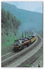 Chessie Steam Special Postcard Reading 2101 B&O 150th Anniversary 1977