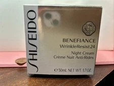 SHISEIDO Benefiance WrinkleResist 24 Night Cream 1.7oz NIB SEALED