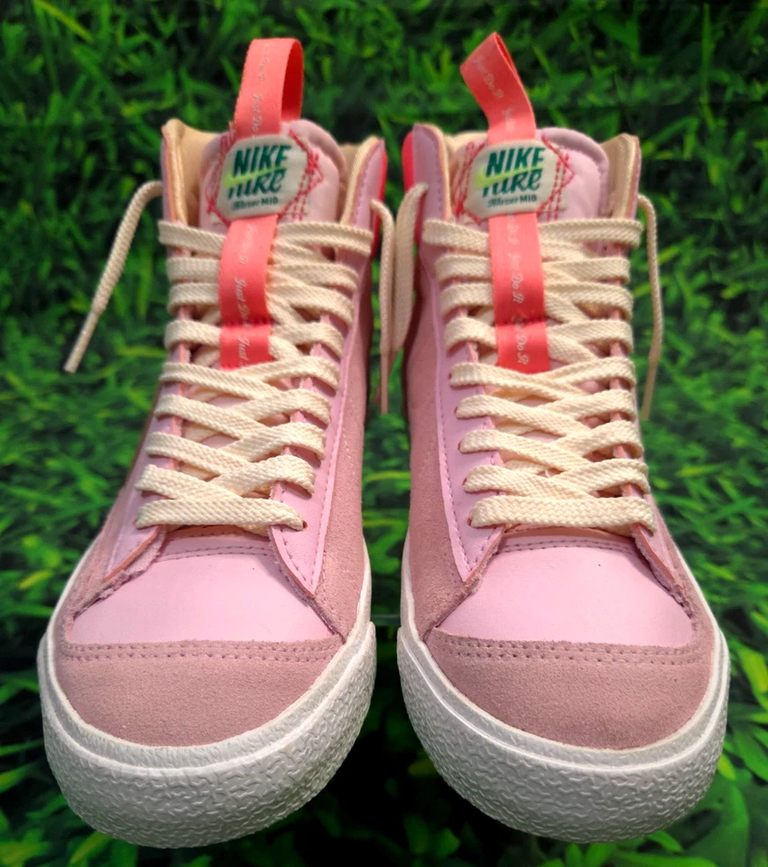 GS(5Y) Women(6.5/7) Men(5) - Nike Blazer Mid 77 SE Dance Pink Foam DQ0369-600 - Image 3 of 4