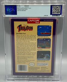 Disney's TaleSpin Nintendo NES CIB Complete PSA 8.5 Graded Not WATA Capcom