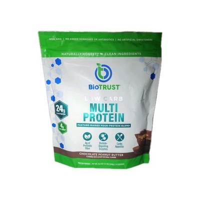 BioTrust Low Carb Multi Protein pdr. Choc Peanut Butter flav. 19.2oz BB 9/26