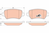 Bremsbelagsatz Hinten FüR Opel Zafira / Family B A05 05-15