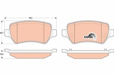 Bremsbelagsatz Hinten für Opel Zafira / Family B A05 05-15