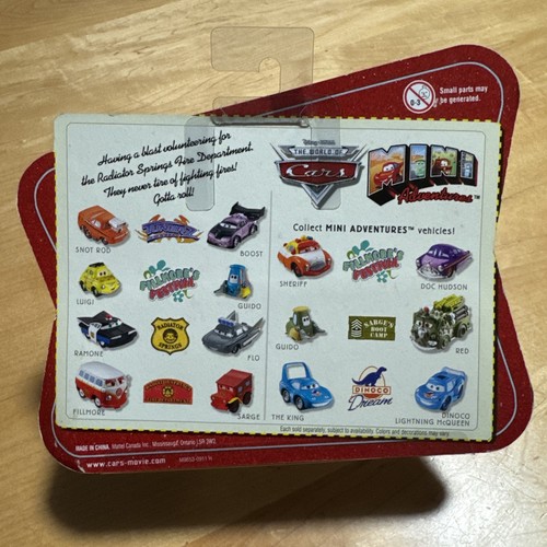 DISNEY PIXAR CARS MINI ADVENTURES SARGE FILLMORE FIRE DEPARTMENT - Picture 5 of 5