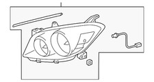 Genuine Toyota Headlight 81170-42331