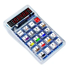 DIY Calculator Kit LED Display Calculator Electronic Making with Batteries5066