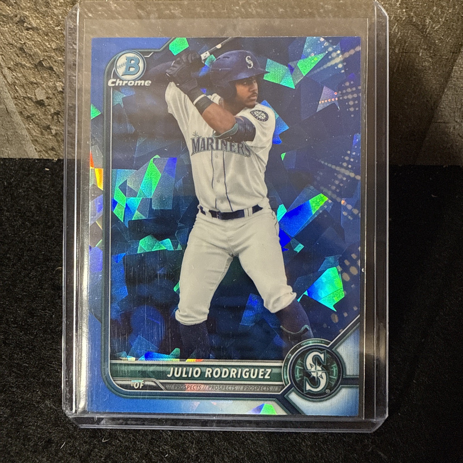 2022 Bowman Sapphire Edition Chrome Prospects Julio Rodriguez #BCP-45 Rookie RC
