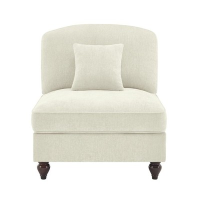Comfy Cloud Couch Segmented Backrest Chenille Sofa with Detachable Skirts and