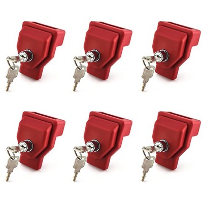 Keyed Alike Glad Hand Locks 6-Pack for Tractor Trailer Trucks
