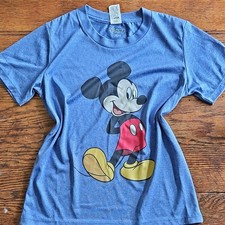 Disney Mickey Mouse Boys Blue Graphic T-Shirt Size S 100 Polyester