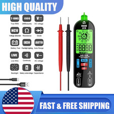 Digital Multimeter Tester Smart Rechargeable Voltmeter AC/DC Voltage Measurement