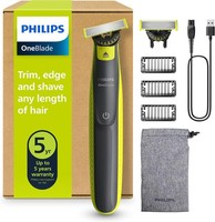 Philips OneBlade 360 Authentic Electric Beard Trimmer and Shaver, 2X 360 Blades,