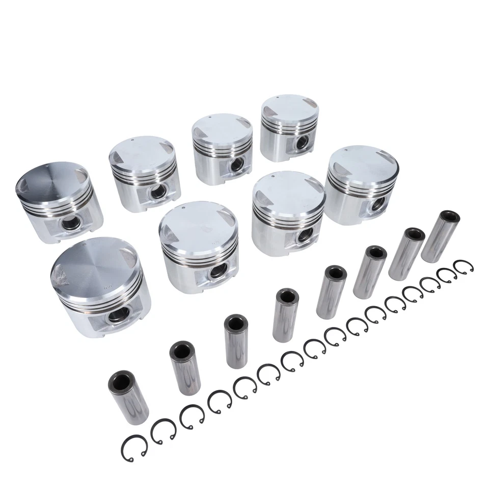 8 pistões com pinos .030 tamanho 1960-1967 Dodge 1957-1967 Plymouth 318 V8 CONJUNTO COMPLETO - Imagem 3 de 4