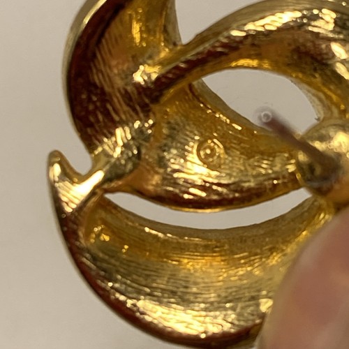 Ohrringe Funkeln Emaille Wirbel goldfarben blau grün rot lila B3C - Bild 5 von 6