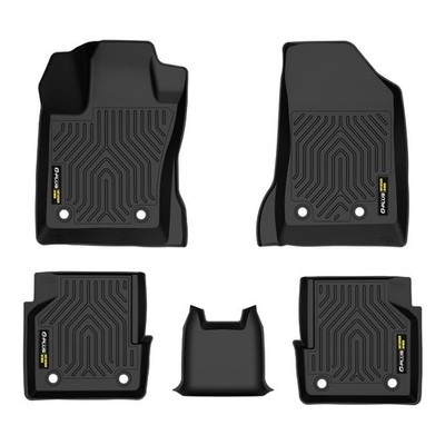 Fit For 17-25 Jeep Compass All Weather TPE Floor Mats Liners 3D Molded Set