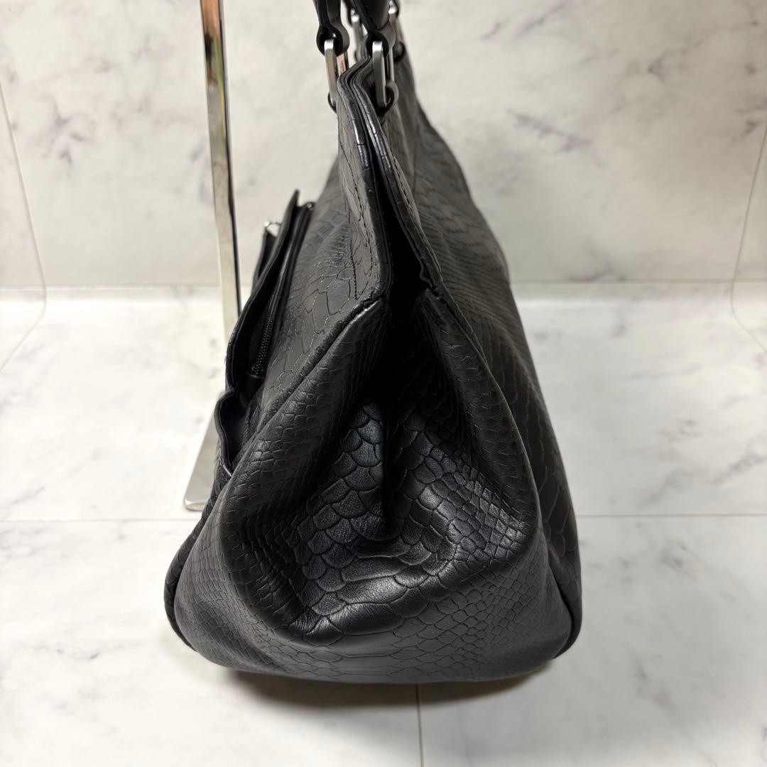 Excellent Condition LONGCHAMP Gabby Python Emboss… - image 7