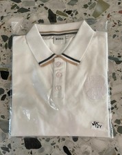 Image of Boss White Colorway Boys Polo T-Shirt Age 12 XS Brand New