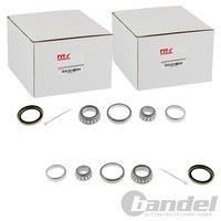 2X NTY RADLAGER-SATZ Vorne Passend FÜR Hyundai Atos Pony Mitsubishi Colt Cordia