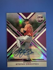 2016 Panini Elite Extra Edition Aspirations Purple /100 Stefan Crichton Auto 3A