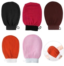 Exfoliating Moroccan Body Scrub Glove Mitt gifts Bath Shower Hammam Spa Massage