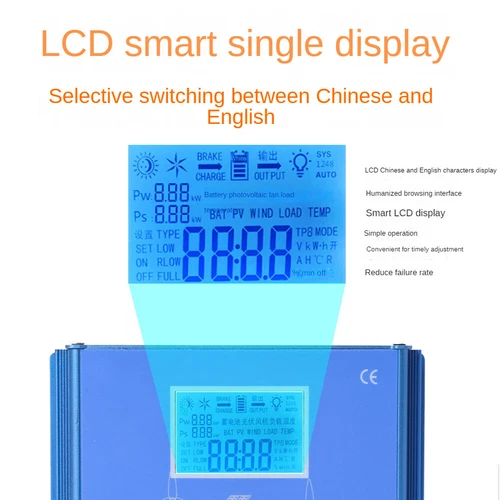 2000W 24V 48V MPPT Wind Turbine Solar Hybrid Boost Charge Controller Regulator - Imagen 6 de 19