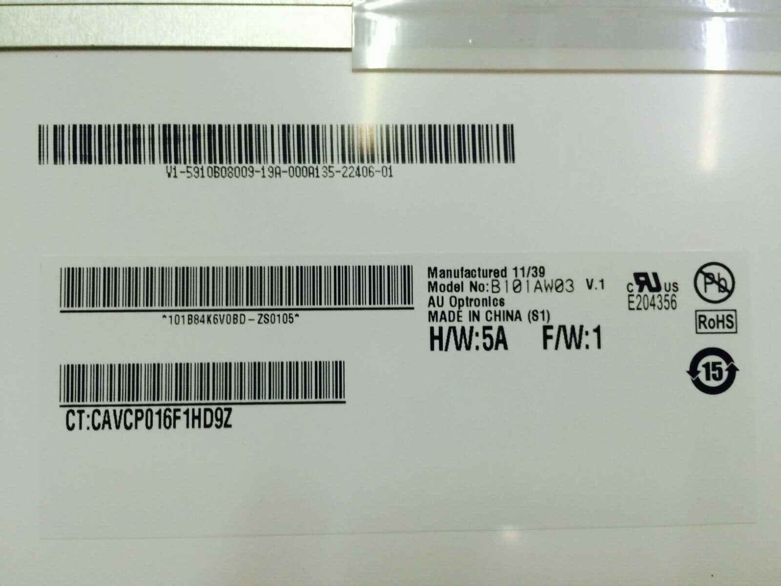 10.1"LED ЖК-экран для ACER ASPIRE ONE NAV50 KAV60 KAV10 D250 1024X600 ...