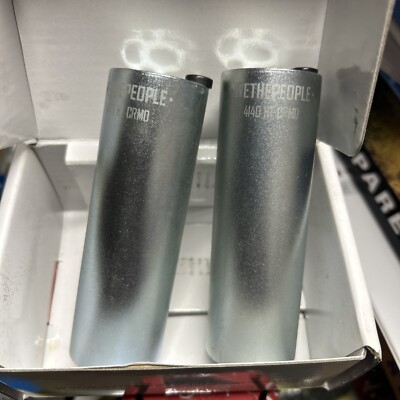 NOS WE THE PEOPLE TOXIC CRMO PEGS 3/8  Silver Kink Sunday DK Gt S&M Bmx
