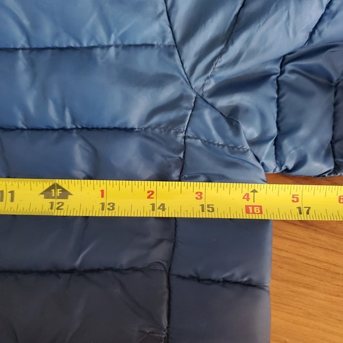 Gap Kids Boys Small Primaloft Warm Fall Puffer Jacket HoodBlue Ombre Lightweight - Picture 9 of 17