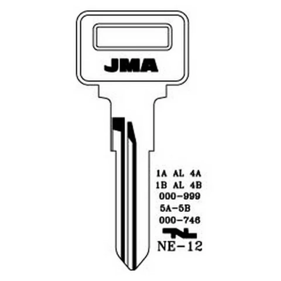 Llave mecánica Volvo X2 NE12 / VL6 / X80 1991-1995 (JMA-NE-12) Foto 4 de 4