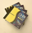 Lotto di n°4 CDRW Sony - Professional Studio Media Riscrivibili - nuovi