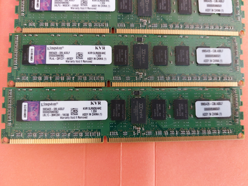 Lot DDR3 Server Memory PC3-12800R PC3-10600R (76GB Total) Kingston Samsung - Picture 5 of 7