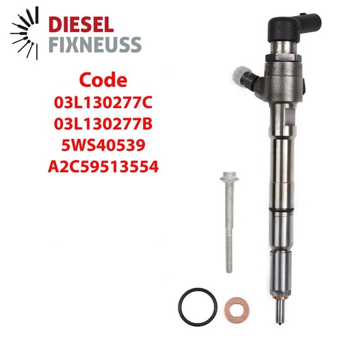 Injecteurs Diesel Remanufacturés Siemens 03L130277B Pour VW/Audi 1.6 TDI (CAYB...) - Lot De 4