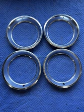 1969 Chevy Camaro Z28 NOS Chrome Trim Ring Set Of 4 9796696 OEM GM #3571E