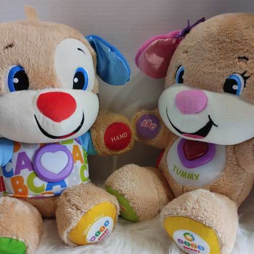 Fisher-Price Ridi e Impara ABC Smart Stages Cucciolo Parlante Ragazza e Ragazzo 12" - Foto 3 di 10