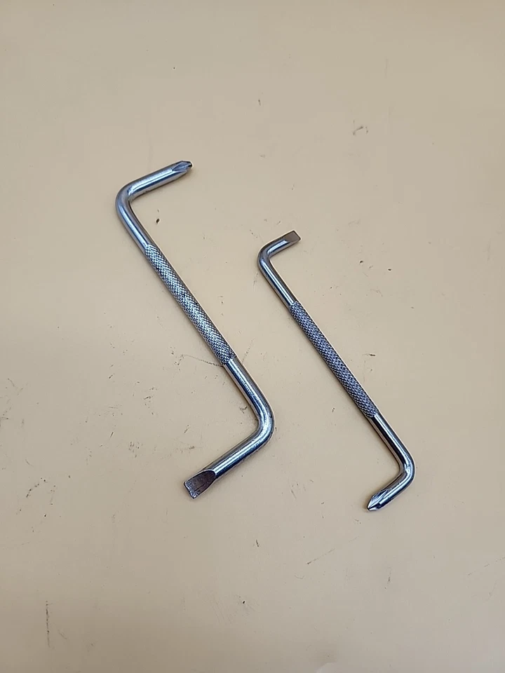  Phillips and Flat Offset Off-Set Screwdriver Tool Set Close Quarters Angled 2pc - Image 2 of 4