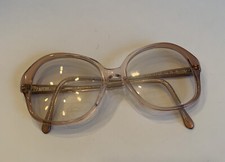 VTG 80s Pathway 135 Beigetone Frames Eyeglasses Round Granny