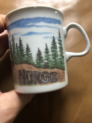 MÜLLEIMERBECHER AUS NORGE NORWEGEN ENTWORFEN VOM KÜNSTLER UNNI WOLDVIK
