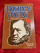 BRIGHAM YOUNG: MODERN MOSES/PROPHET OF GOD Gibbons 1981 1st Pr. HCDJ Mormon LDS