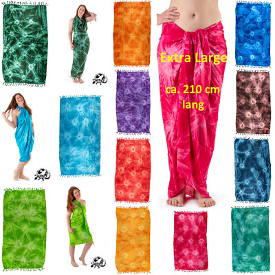 SAL-904-- / Sarong EXTRA LARGE Wickeltuch Pareo Wangbehang Sari Wickelrock Tuch