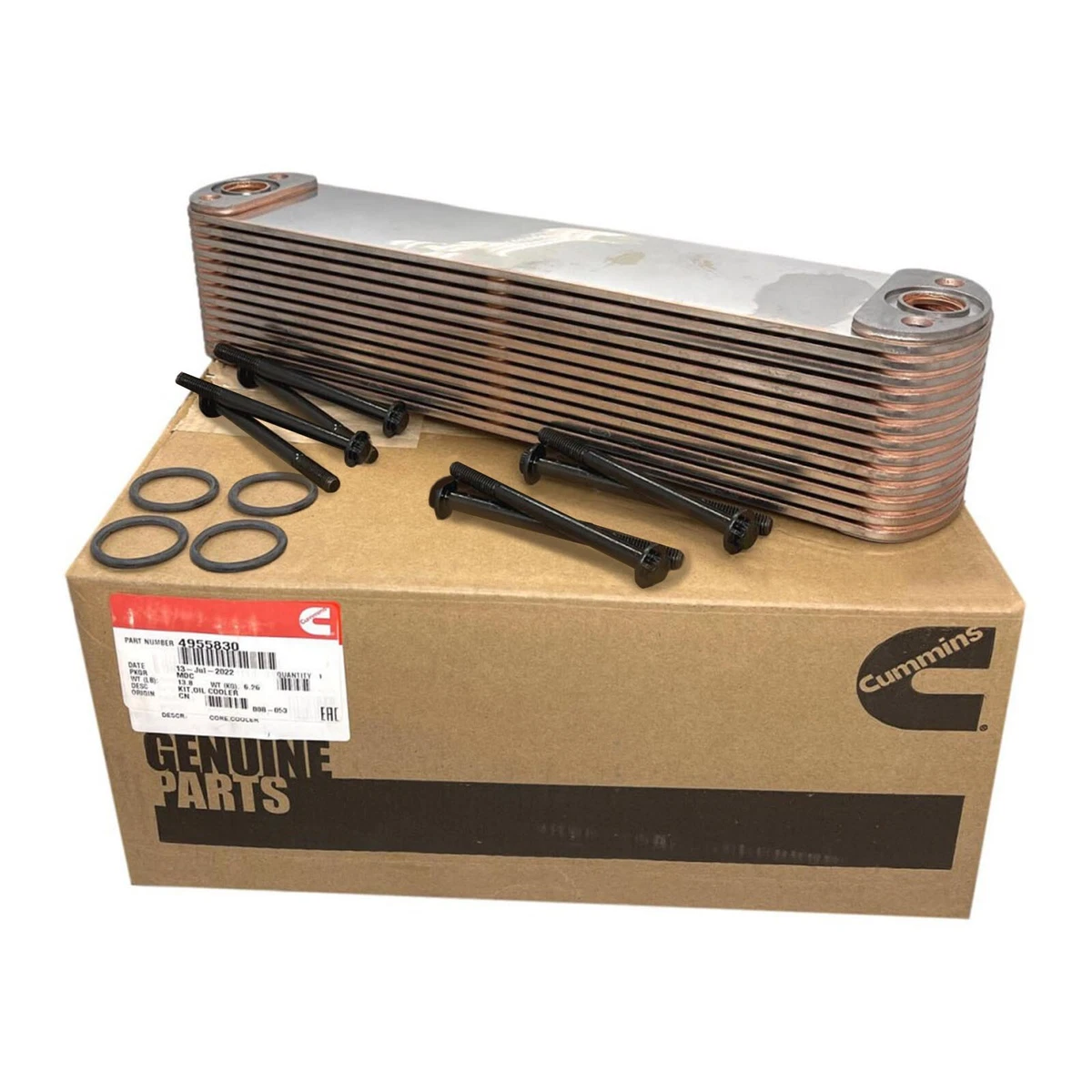 OEM Cummins OIL COOLER ISX W/KIT 4955830CUM 4955830 | eBay 