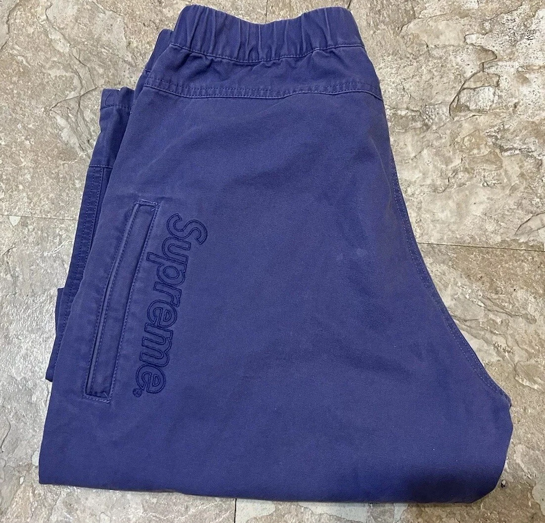 Pantalon pantalon violet coton Supreme Cinch taille S ��