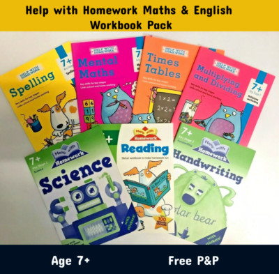 year 3, 7+ home Learning workbooks pack Spelling science Multiply-dividing KS1/2