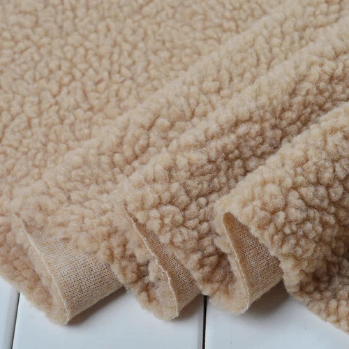 Thicken Sherpa Fleece Faux Lambwool Fabric Berber Fur Lining Sewing Crafts Cloth - Picture 5 of 20