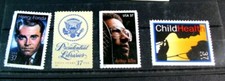 US Stamp Scott# 3911,3930,3936,3968 Henry Fonda, Arthur Ashe 2005 MNH L358 BK21