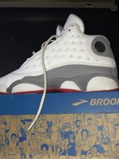 Nike Air Jordan 13 Retro PS, Boy, Size 7, W/out Original Box, Grey, White, Red.