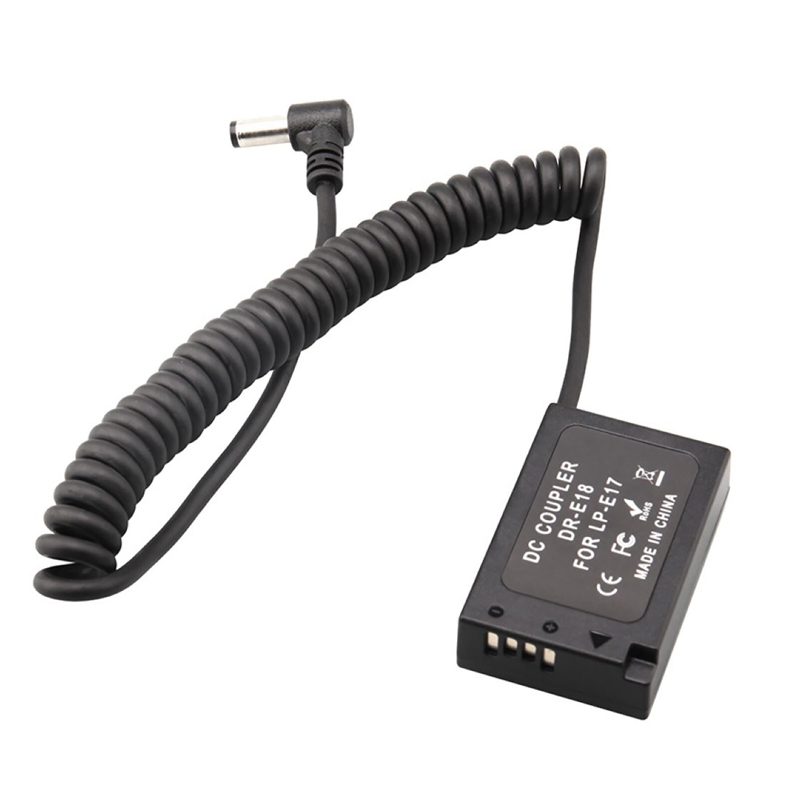 Decoded LP-E17 Dummy Battery DC Coupler Cable  DR-E18 for Canon 77D 800D 200D R8